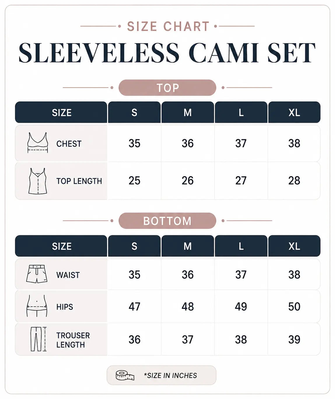 Summer Cami Silk Sleeveless Lounge Set - Black | Breathable 2-Piece Pajama Set